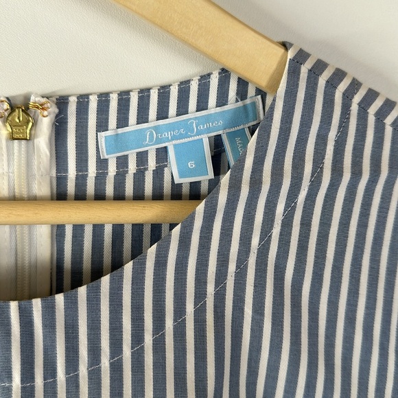 This is a fitted flirty seersucker style dress. Excellent condition . - Picture 3 of 4